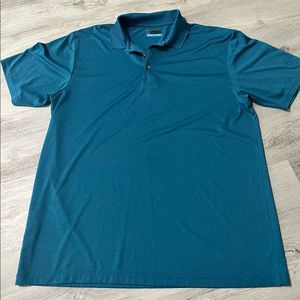 Blue/teal pga tour Xl polo